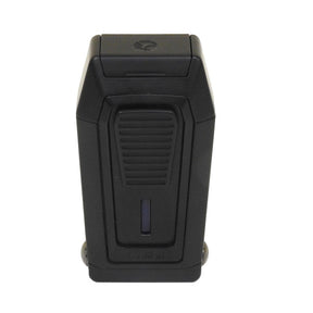 Colibri Gotham Black on Black Lighter with V - Cut