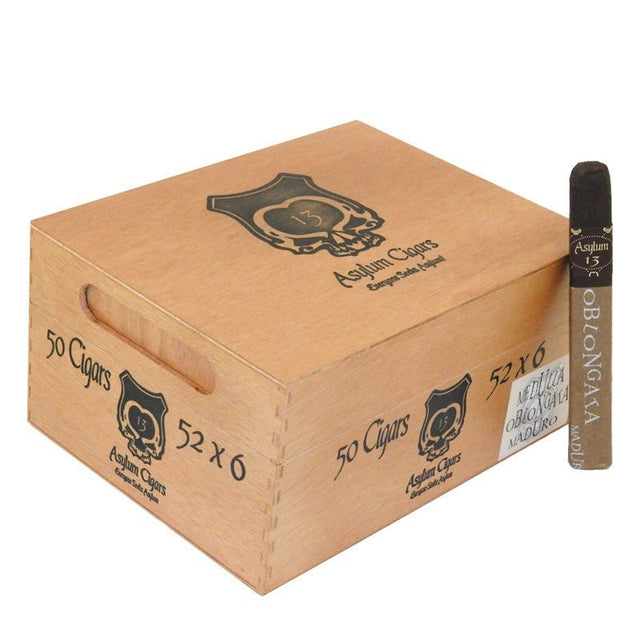 Asylum 13 Oblongata Maduro 6 X 52