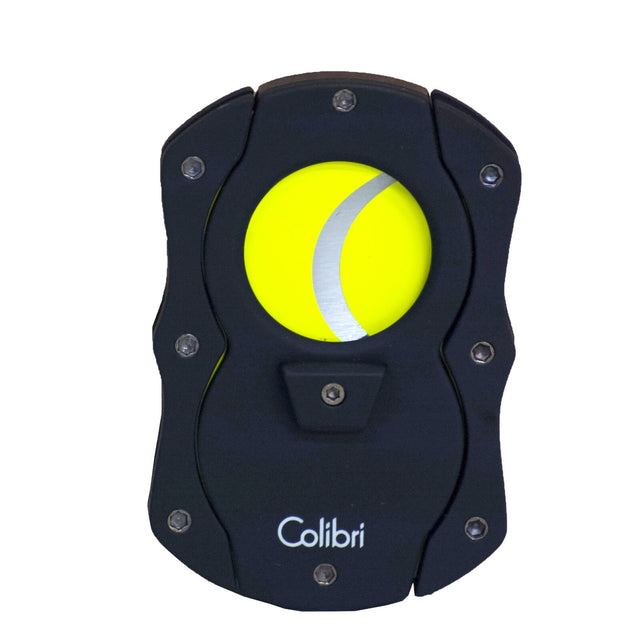 Colibri Cut Black Cigar Cutter with Yellow Blades CU100T23