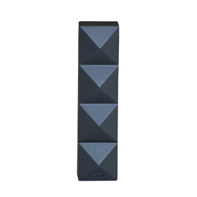 Colibri Quasar Punch Metallic Charcoal Cigar Cutter CU410T3
