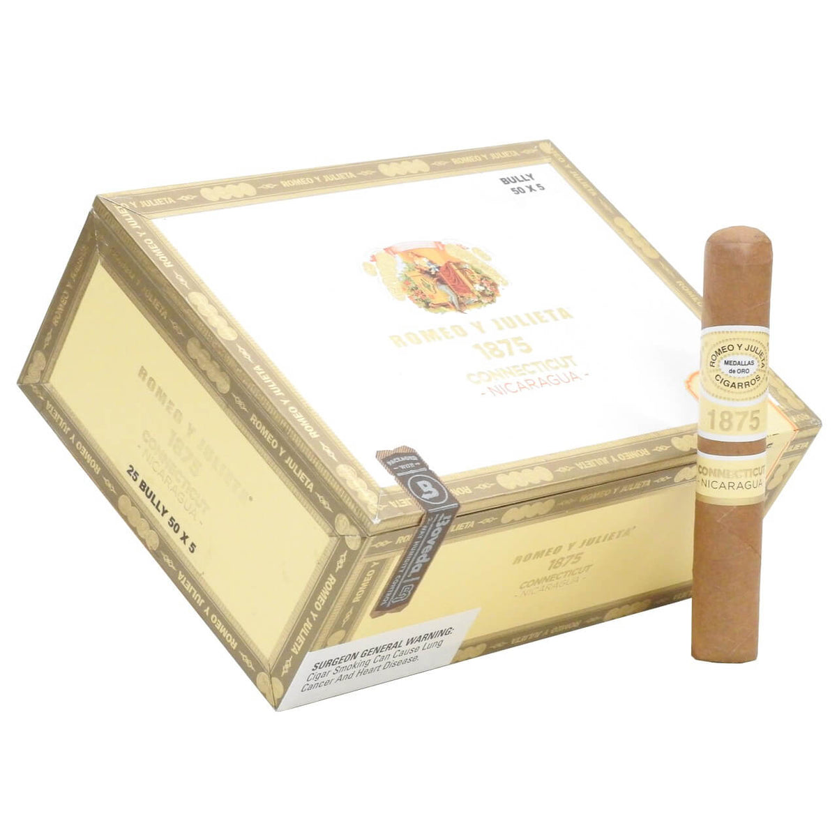Romeo y Julieta 1875 Connecticut Nicaragua Bully