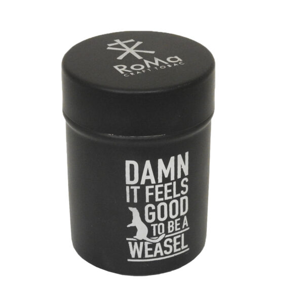 Xikar 424MRW RoMa Craft Weasel Mini Metal Ashtray Can